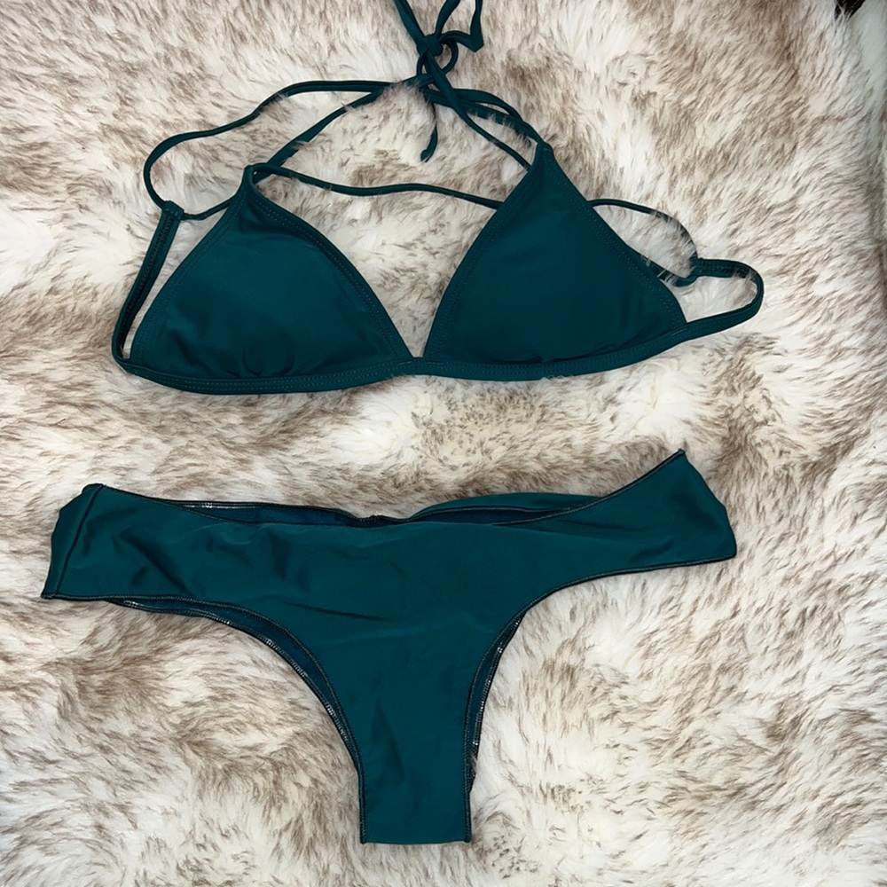 Full tilt green bikini set